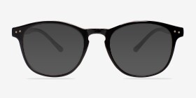 Instant Crush Clear/Black Plastique Montures de lunettes de vue d'EyeBuyDirect, with Tinted Lenses