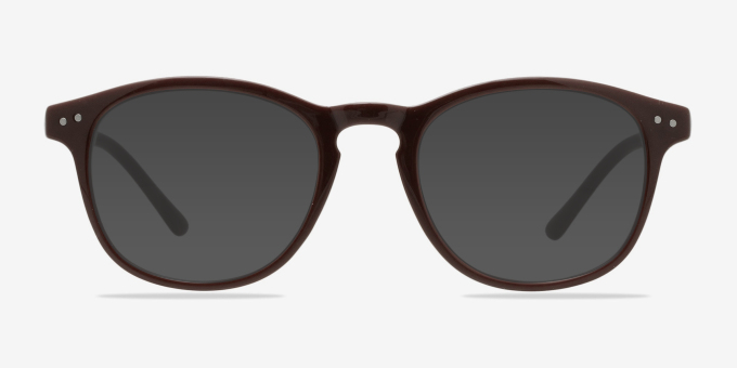 Instant Crush Red PlasticEyeglass Frames from EyeBuyDirect, with Tinted Lenses