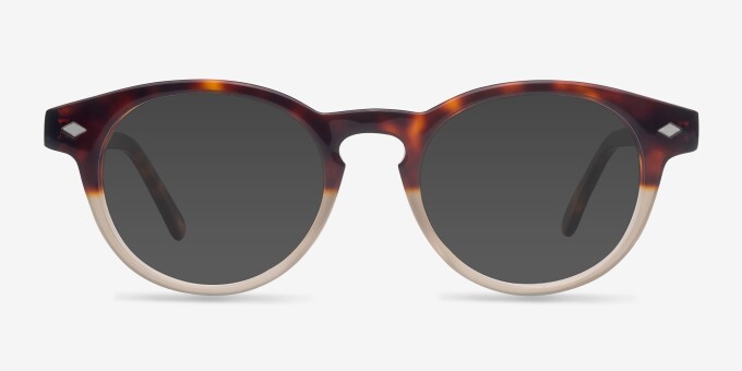 Concept Macchiato Tortoise AcetateEyeglass Frames from EyeBuyDirect, with Tinted Lenses
