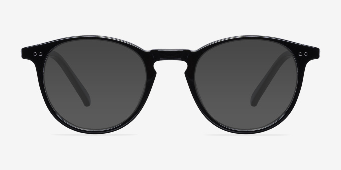 Kyoto Black AcetateEyeglass Frames from EyeBuyDirect, with Tinted Lenses