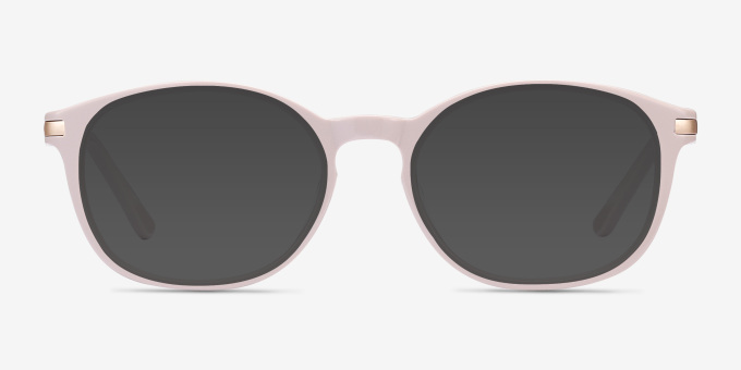 New Bedford Faded Rose Acetate, MetalEyeglass Frames from EyeBuyDirect, with Tinted Lenses