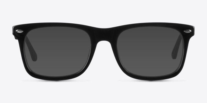 Sam Black AcetateEyeglass Frames from EyeBuyDirect, with Tinted Lenses
