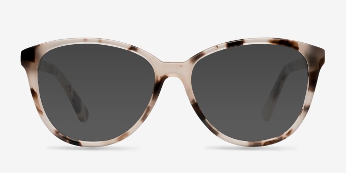 Hepburn Ivory Tortoise AcetateEyeglass Frames from EyeBuyDirect, with Tinted Lenses