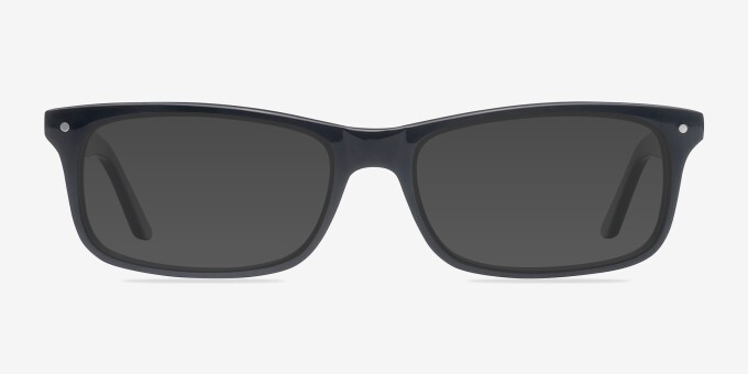 Mandi Black AcetateEyeglass Frames from EyeBuyDirect, with Tinted Lenses