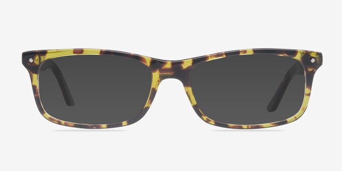 Mandi Tortoise AcetateEyeglass Frames from EyeBuyDirect, with Tinted Lenses