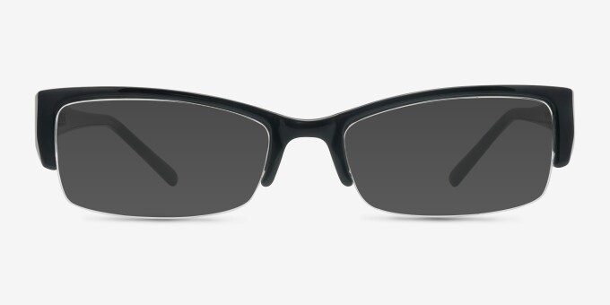 Diane Black PlasticEyeglass Frames from EyeBuyDirect, with Tinted Lenses