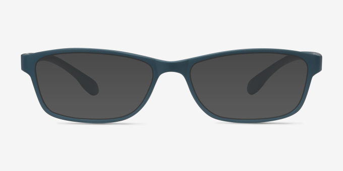 Versus Matte Green PlasticEyeglass Frames from EyeBuyDirect, with Tinted Lenses