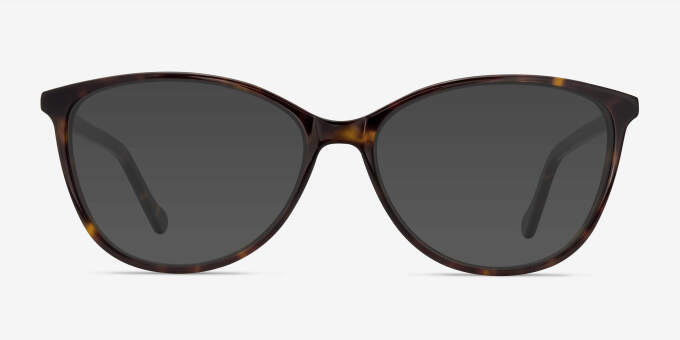 Charlize Tortoise AcetateEyeglass Frames from EyeBuyDirect, with Tinted Lenses