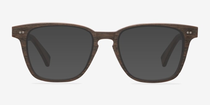 Samson Brown Striped AcetateEyeglass Frames from EyeBuyDirect, with Tinted Lenses