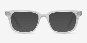 Pacific Transparent Acétate Montures de lunettes de vue d'EyeBuyDirect, with Tinted Lenses