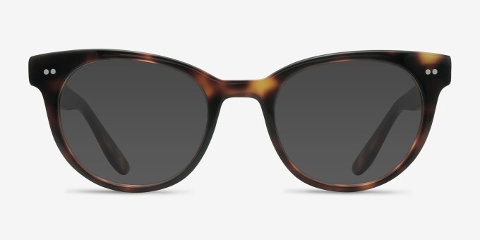 Daybreak Tortoise AcetateEyeglass Frames from EyeBuyDirect, with Tinted Lenses