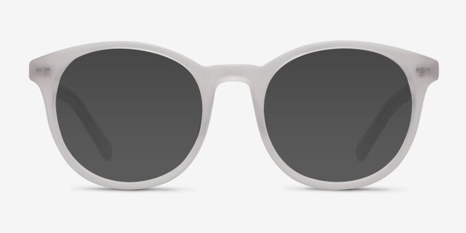 Primrose White AcetateEyeglass Frames from EyeBuyDirect, with Tinted Lenses