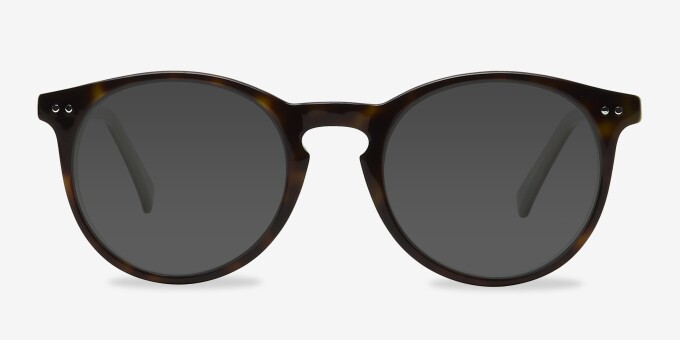 Neptune Tortoise AcetateEyeglass Frames from EyeBuyDirect, with Tinted Lenses