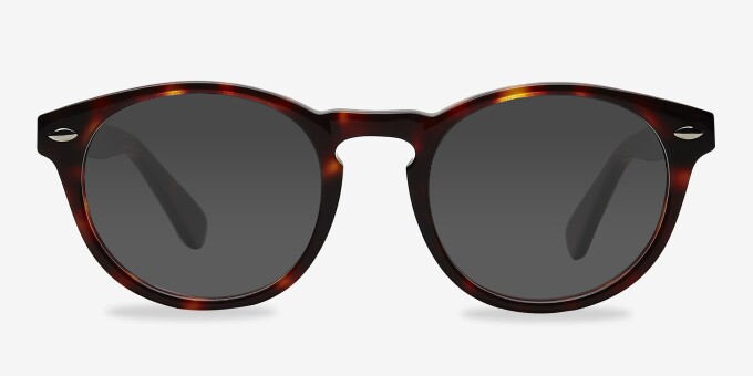 The Loop Tortoise AcetateEyeglass Frames from EyeBuyDirect, with Tinted Lenses