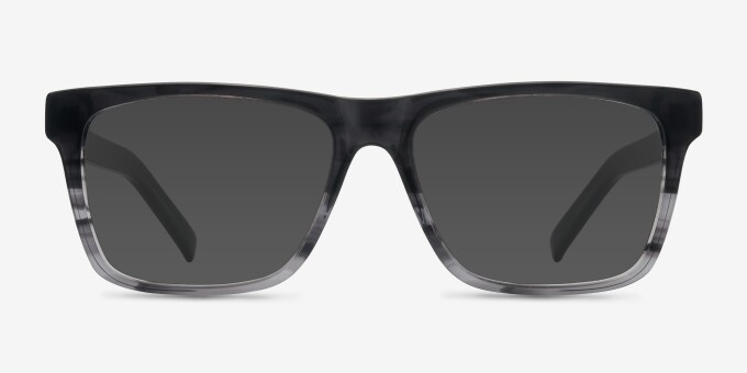 Pioneer Gray AcetateEyeglass Frames from EyeBuyDirect, with Tinted Lenses