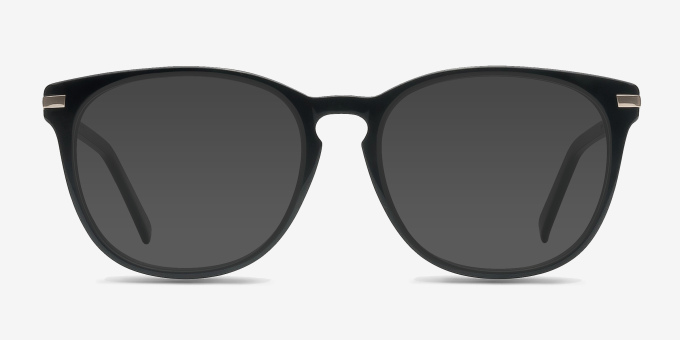 Decadence Black Acetate, MetalEyeglass Frames from EyeBuyDirect, with Tinted Lenses