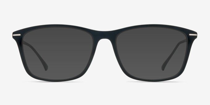 Thursday Black PlasticEyeglass Frames from EyeBuyDirect, with Tinted Lenses