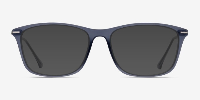 Thursday Gray PlasticEyeglass Frames from EyeBuyDirect, with Tinted Lenses