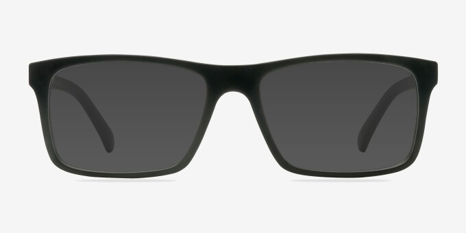 Persian Matte Black PlasticEyeglass Frames from EyeBuyDirect, with Tinted Lenses