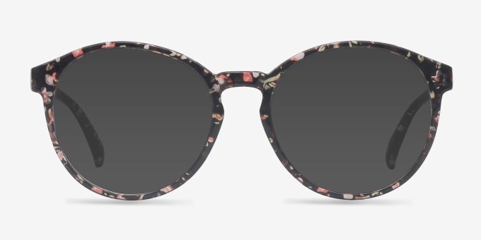 Delaware Floral PlasticEyeglass Frames from EyeBuyDirect, with Tinted Lenses