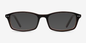 Fallon  Brown  Acétate Montures de lunettes de vue d'EyeBuyDirect, with Tinted Lenses