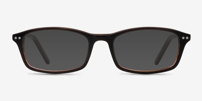 Fallon Brown AcetateEyeglass Frames from EyeBuyDirect, with Tinted Lenses