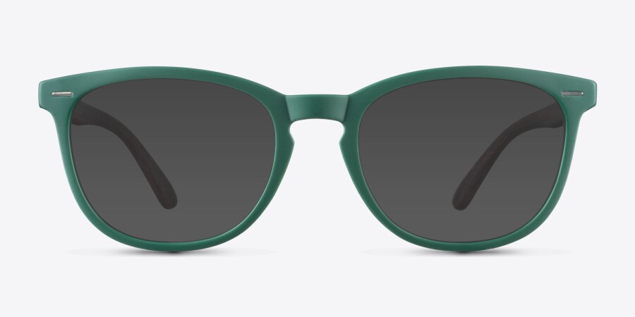 Little Yolo Square Green Glasses For Kids | Eyebuydirect