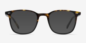 Sequence Amber Tortoise Acétate Montures de lunettes de vue d'EyeBuyDirect, with Tinted Lenses