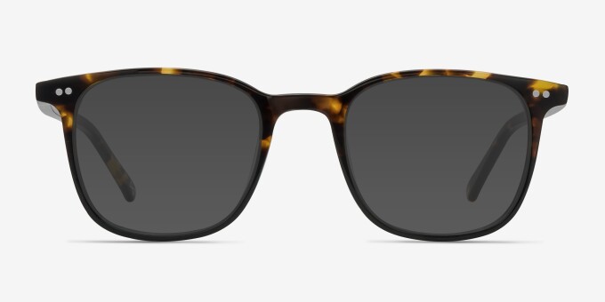 Sequence Amber Tortoise AcetateEyeglass Frames from EyeBuyDirect, with Tinted Lenses