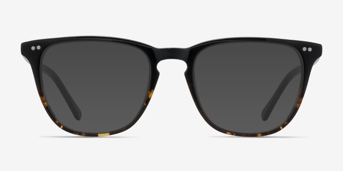 Exposure Jet Amber AcetateEyeglass Frames from EyeBuyDirect, with Tinted Lenses