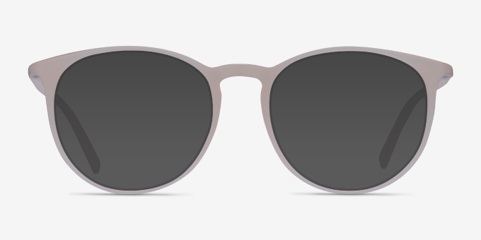 Dialogue Matte Clear PlastiqueMontures de lunettes de vue d'EyeBuyDirect, Avec des Verres Teintés