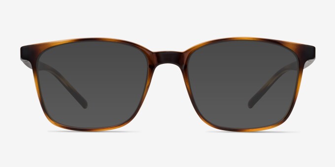 Soul Black Brown PlasticEyeglass Frames from EyeBuyDirect, with Tinted Lenses