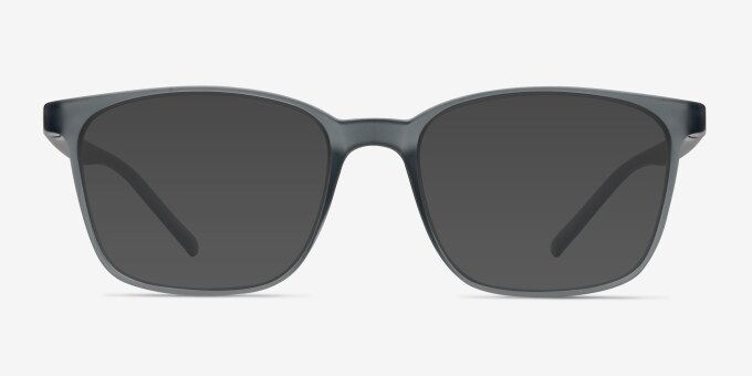 Soul Gray PlasticEyeglass Frames from EyeBuyDirect, with Tinted Lenses