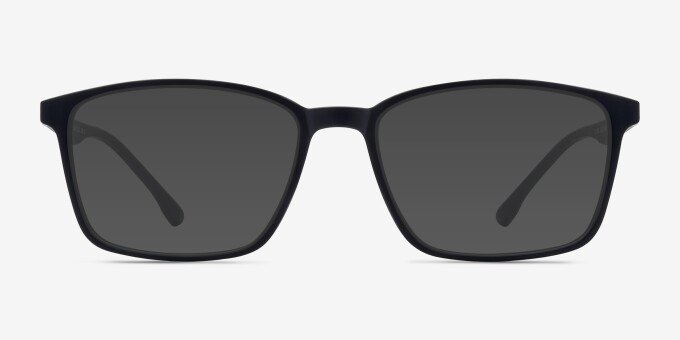 Northern Matte Navy PlasticEyeglass Frames from EyeBuyDirect, with Tinted Lenses