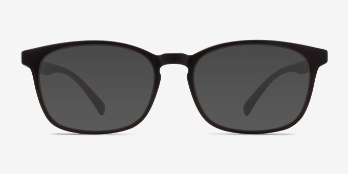 Forest Matte Brown PlasticEyeglass Frames from EyeBuyDirect, with Tinted Lenses