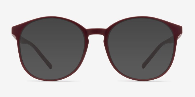 Days Matte Red PlastiqueMontures de lunettes de vue d'EyeBuyDirect, Avec des Verres Teintés