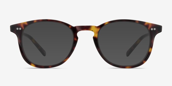 Symmetry Tortoise AcetateEyeglass Frames from EyeBuyDirect, with Tinted Lenses