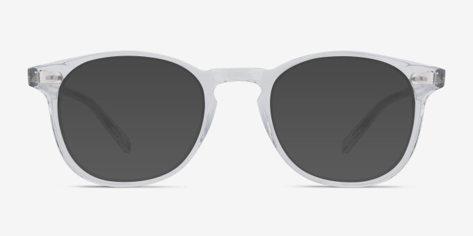 Symmetry Translucent AcetateEyeglass Frames from EyeBuyDirect, with Tinted Lenses