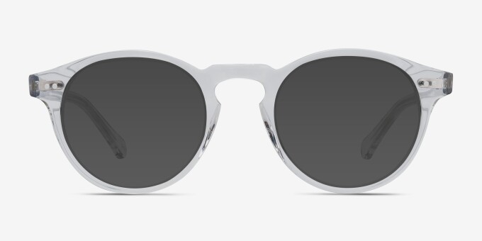 Theory Clear AcetateEyeglass Frames from EyeBuyDirect, with Tinted Lenses