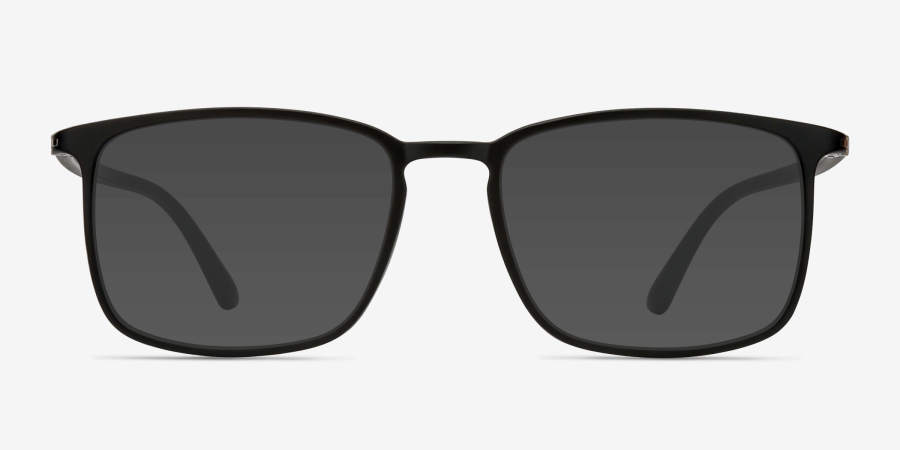 Structure Rectangle Black Full Rim Eyeglasses | Eyebuydirect