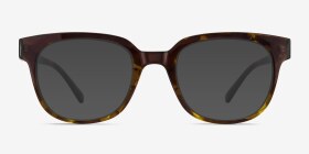Flashback Honey Tortoise Plastique Montures de lunettes de vue d'EyeBuyDirect, with Tinted Lenses