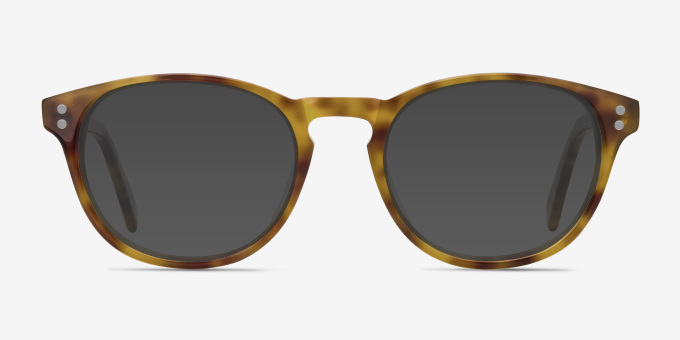 Split Tortoise AcetateEyeglass Frames from EyeBuyDirect, with Tinted Lenses