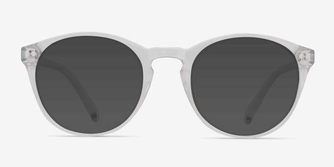 Revolution Clear PlasticEyeglass Frames from EyeBuyDirect, with Tinted Lenses
