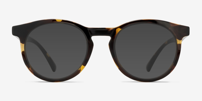 Thrill Tortoise PlasticEyeglass Frames from EyeBuyDirect, with Tinted Lenses