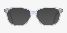Escape Transparent Acétate Montures de lunettes de vue d'EyeBuyDirect, with Tinted Lenses