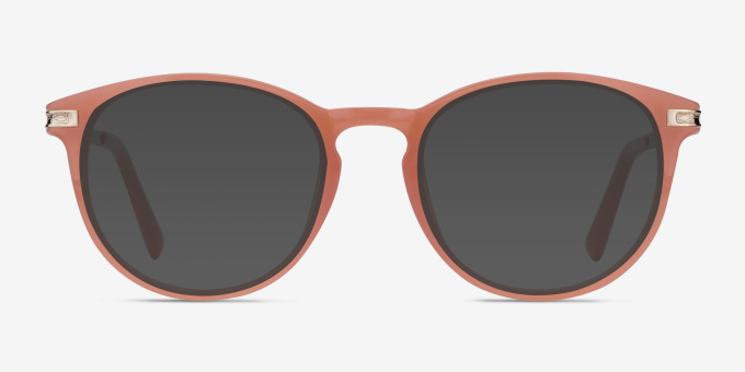 Daphne Pink Plastic, MetalEyeglass Frames from EyeBuyDirect, with Tinted Lenses