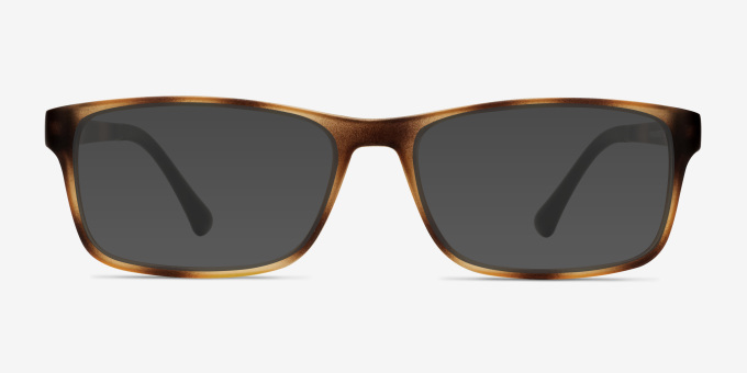 Firefly Tortoise PlasticEyeglass Frames from EyeBuyDirect, with Tinted Lenses