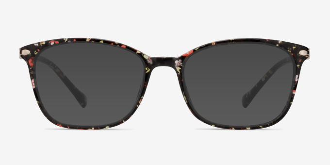Nola Pink Floral MetalEyeglass Frames from EyeBuyDirect, with Tinted Lenses