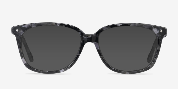 Escape Marbled Gray AcetateEyeglass Frames from EyeBuyDirect, with Tinted Lenses