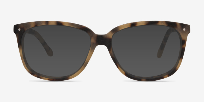 Escape Matte Tortoise AcetateEyeglass Frames from EyeBuyDirect, with Tinted Lenses